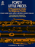 Little Pieces (40) in Progressive Order . Flute & Piano . Various