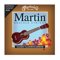 M600 Soprano/Concert Ukulele Strings (clear fluorocarbon) . Martin