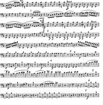 Symphony no.5 op.67 in C Minor (viola part) . Viola . Beethoven