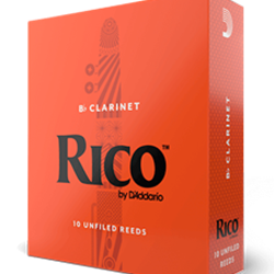 RICOCL Bb Clarinet Reeds (box of 10) . Rico