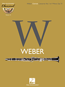 Concerto in F Minor op.73 no.1 w/CD . Clarinet . Weber