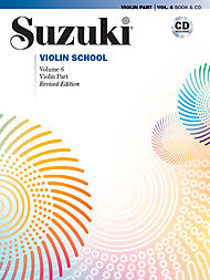 Suzuki Violin School v.6 w/CD . Violin . Suzuki