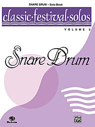 Classic Festival Solos v.2 (solo book) . Snare Drum and Piano . Various