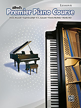 Premier Piano Course Lesson v.6 . Piano . Various