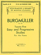 Easy and Progressive Studies (25) op.100 (complete) . Piano . Burgmuller