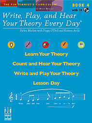 Write, Play and Hear Your Theory Every Day v.4 w/CD . Piano . Marlais