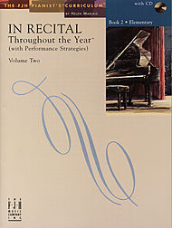 In Recital Throughout The Year (with performace stratagies) w/CD v.2 Book 2 . Piano . Various
