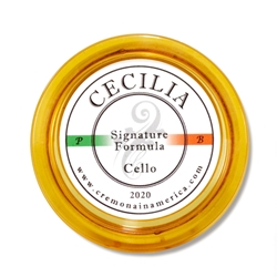 Cecilia  RS6630 Signature Cello Rosin w/comb (Rich and warm) . Cecilia