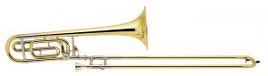 36B Stradivarius Tenor Trombone Outfit w/F Rotor . Bach