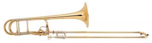 42AFG Stradivarius Tenor Trombone Outfit (axial flow valve, gold brass bell) . Bach