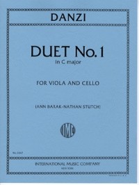 Duet No. 1 in C Major . Viola and Cello . Danzi