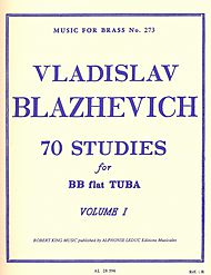 Studies (70) v.1 . Tuba . Blazhevich