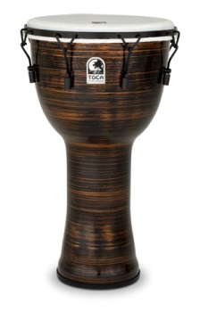 Toca Percussion TF2DM Spun Copper Freestyle Djembe (12") . Toca