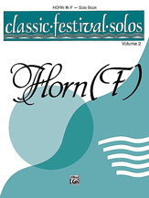 Classic Festival Solos v.2 (solo book) . Horn . Various