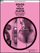 Solos For The Viola Player w/CD . Viola and Piano . Various