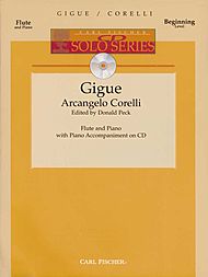 Gigue w/CD . Flute and Piano . Corelli