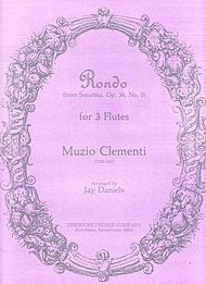 Rondo (from sonatina op.36 no.5) . Flute Trio . Clementi