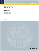 Arioso . Oboe and Piano . Fiocco