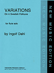 Variations on A Swedish Folktune . Flute . Dahl