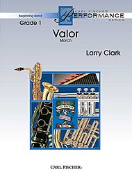 Valor March . Concert Band . Clark