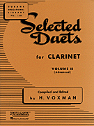 Selected Duets v.2 (advanced) . Clarinet Duet . Various