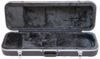 CA450 Oblong Thermoplastic Violin Case (4/4) . Eastman