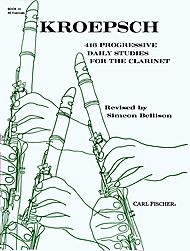 Progressive Daily Studies (416) v.3 . Clarinet . Kroepsch