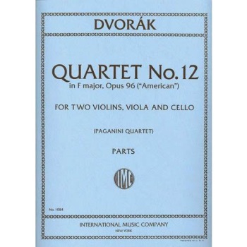 Quartet No.12 in F, Op.96 "American" . String Quartet . Dvorak