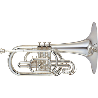 YMP-204MS Mellophone Outfit (silver plated) . Yamaha