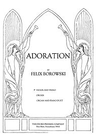 Adaoration . Violin and Piano . Borowski