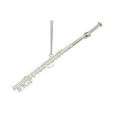 Aim 9202 Silver Flute Ornament (5.5")