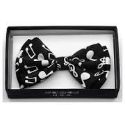 Aim 29606 Music Notes Bow Tie