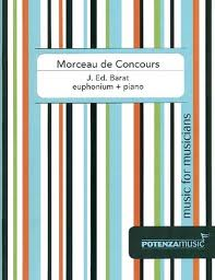 Morceau de Concours . Euphonium and Piano . Barat