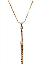 FPN546G Flute Necklace . Harmony Jewelry