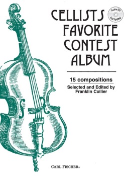 Cellists Favorite Contest Album w/CD . Cello and Piano . Various
