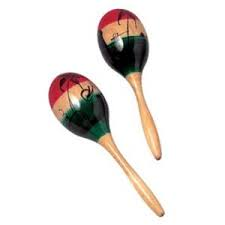 KMC MMAR_90436 Large Tri-Colored Maracas