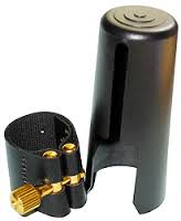 1RXS Soprano Saxophone Dark Ligature (Small, Hard Rubber) . Rovner