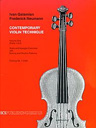 Contemporary Violin Technique v.1 (parts 1 and 2) . Violin . Galamian