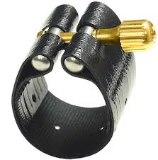 1RVS Soprano Saxophone Dark Ligature (Hard Rubber) . Rovner