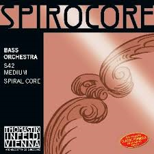 Thomastik-Infel S42 Spirocore Bass Orchestra 3/4 Set . Thomastik