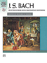 Selections from Anna Magdalena's Notebook w/CD . Piano . Bach