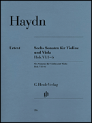 Sonatas (6) . Violin and Viola . Haydn