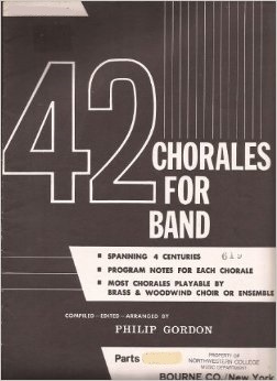 42 Chorales for Band . 2nd Clarinet . Various