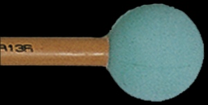 NR13R Rubber Rattan Mallets (green) . Malletech