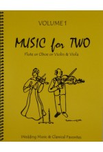Music for Two v.1 . Flute or Oboe or Violin and Viola . Various
