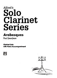 Arabesques . Clarinet and Piano . Jeanjean