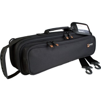 Pro-tec A308 Deluxe Flute Case Cover w/Piccolo Pocket (black) . Protec