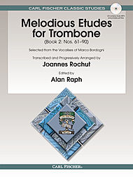 Melodious Etudes w/CD v.2 . Trombone . Rochut