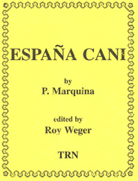 Espana Cani w/CD . Concert Band . Marquina