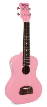 KT-STPI Sorpano Ukulele w/Built in Tuner (pink) . Kohala